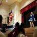 A Dicken Elementary School student performs a traditional dance during the Community of Cultures Assembly and Celebration on Friday, April 12. AnnArbor.com I Daniel Brenner